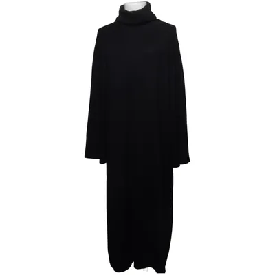 Rollkragenkleid (Schwarz) von Movesgood Bambus, Kaschmir