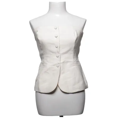 Tube top (White) from Sézane Viscose, Wool