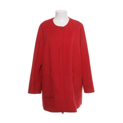 Coat (Red) from Mekstone Polyester, Viscose