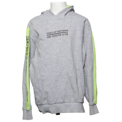 Capuchon sweater (Grijs, Groen) van WOX Katoen, Viscose