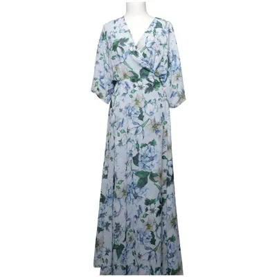 Maxi jurk (Blauw, Wit, Groen) van Joelle Polyester