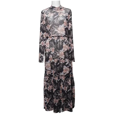 Maxikleid (Schwarz, Mehrfarbig) von NÜ Denmark Elasthan, Recyceltes Polyester
