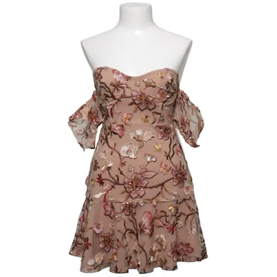 Kjole (Beige, Flerfarvet) fra For Love & Lemons Elastan, Polyamid, Polyester