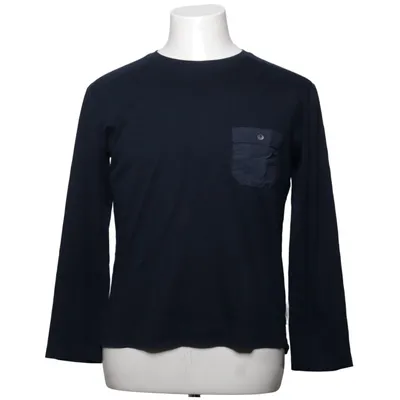 Long sleeve T-shirt (Blue) from Zimmerli Cotton, Modal