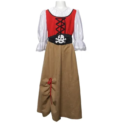 Maskeradkläder (Röd, Vit, Beige) från Kunterbunt Polyester