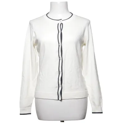 Cardigan (Hvid, Sort) fra GANT Bomuld, Elastan, Polyamid