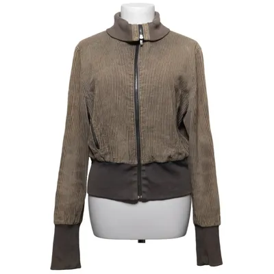 Jacke (Beige, Grau) von Hugo Boss Baumwolle, Viskose