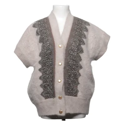 Cardigan (Beige) van Smile Acryl, Angora