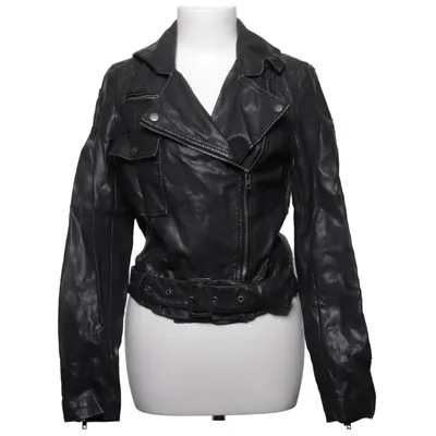 Biker jacket (Black) from VILA Polyester, Polyurethane