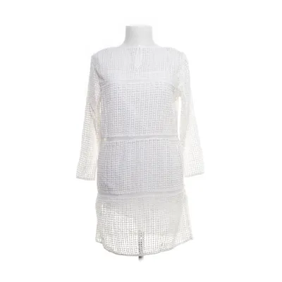 Jurk (Wit) van Mango Suit Katoen, Polyamide