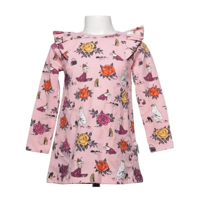 Jurk (Roze, Meerkleurig) van Moomin by Martinex Katoen, Elastaan