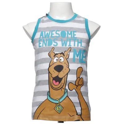Tanktop  (Grå, Hvid, Blå) fra Scooby-Doo Bomuld, Polyester
