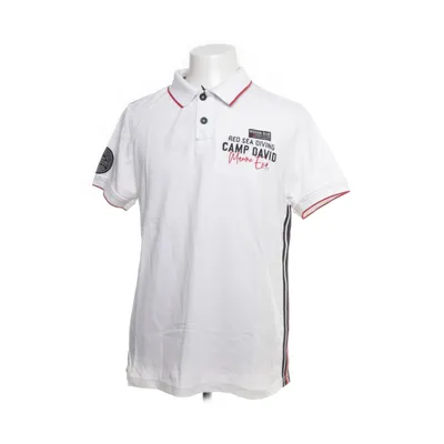 Polo shirt (White) from Camp David Cotton, Elastane