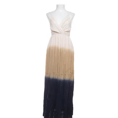 Maxi jurk (Blauw, Geel, Beige, Meerkleurig) van Gold & Silver Katoen, Viscose