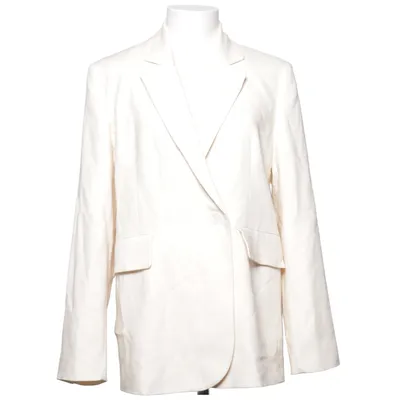 Blazer (Beige) from Claudie Pierlot Acetate, Elastane, Polyester, Viscose