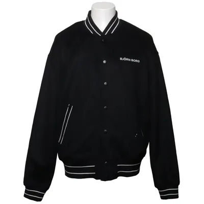 Veste universitaire (Noir) de Björn Borg Polyester, Laine
