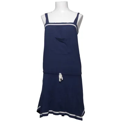 Jurk (Blauw, Wit) van Simple