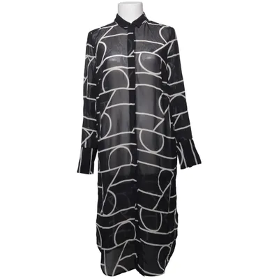 Skjortklänning (Svart, Vit) från Ellos Polyester
