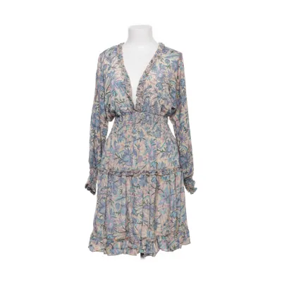 Robe (Beige, Multicolore) de Maza Polyester, Soie