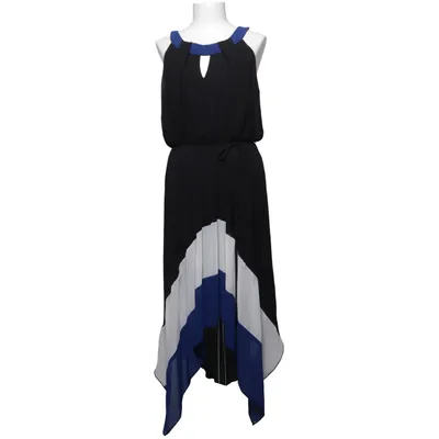 Maxi jurk (Zwart, Wit, Blauw) van Enfocus Studio Polyester