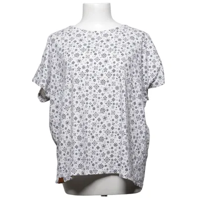 T-shirt (Blanc, Noir) de Gina Coton, Polyester