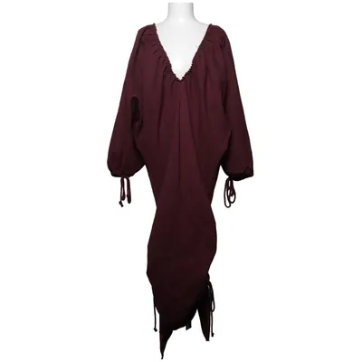 Robe longue (Rouge) de Andrea Iyamah Élasthane, Polyamide, Viscose