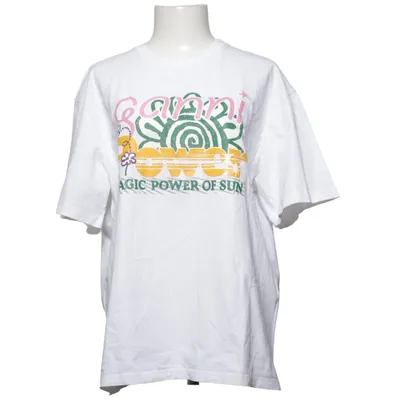 T-shirt (Hvid) fra Ganni Økologisk bomuld, Genanvendt bomuld