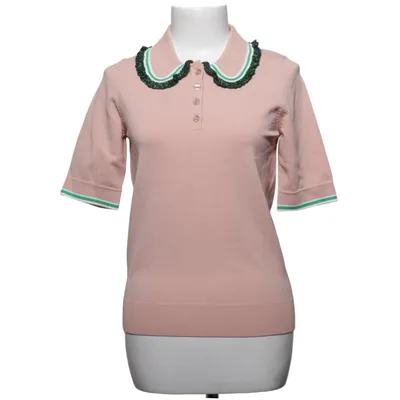 Polo (Rose, Vert, Blanc) de Essentiel Antwerp Fibre métallique, Polyamide, Viscose