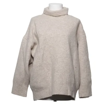 Rollkragenpullover (Beige) von Zara Elasthan, Polyamid, Wolle