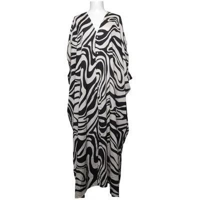 Robe chemise (Noir, Blanc) de Ellos Polyester