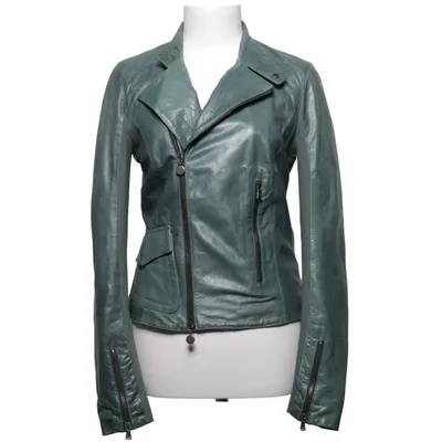 Bikerjacke (Grün) von Patrizia Pepe Leder