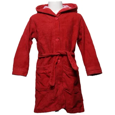 Bathrobe (Red) from Bodyzone by KappAhl Cotton, Polyester