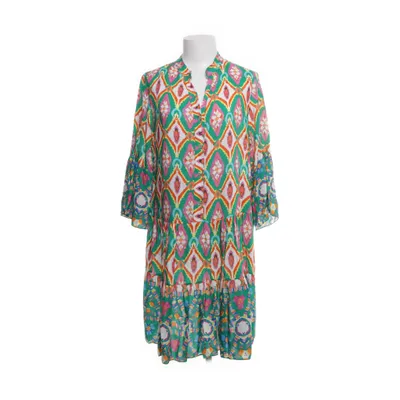 Dress (Green, Multicolored) from Lindsay Moda Polyester, Viscose