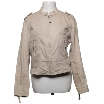 Jacka (Beige) från Flash Bomull, Elastan, Polyester
