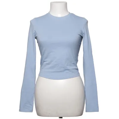 Crop Top (Blau) von Lili x Nom Elasthan, Bio-Baumwolle