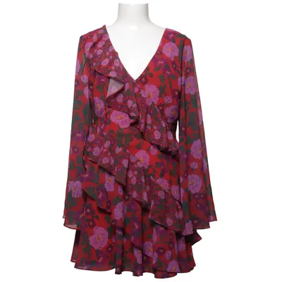 Omlottklänning (Röd, Lila, Grön) från Keepsake Elastan, Polyester