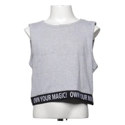 Crop top (Gray) from Page One Young Cotton, Elastane, Polyester