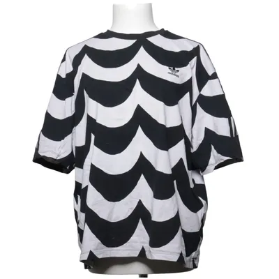 T-shirt (Black, White) from Adidas x Marimekko Cotton