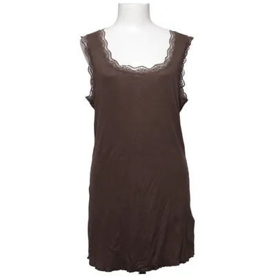 Tank Top (Brown) from Zhenzi Cotton, Elastane, Viscose