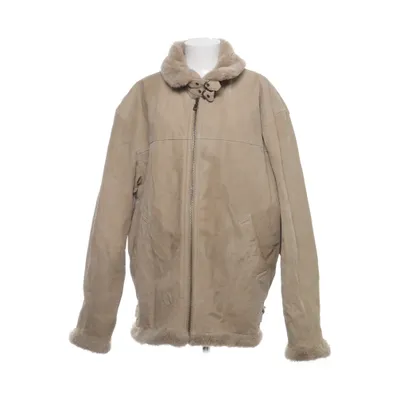 Veste en peau de mouton retournée (Beige) de Canda Acrylique, Polyester