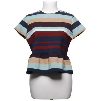 Peplum top (Blue, Multicolored) from Zara Trafaluc Collection