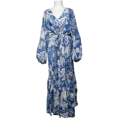 Dress (Blue, Multicolored) from H&M Viscose, Polyamide