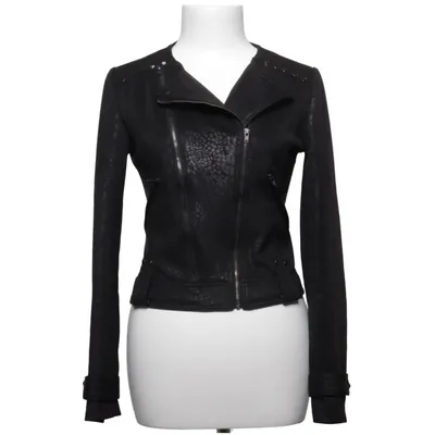 Biker jacket (Black) from Topstudio Elastane, Polyester
