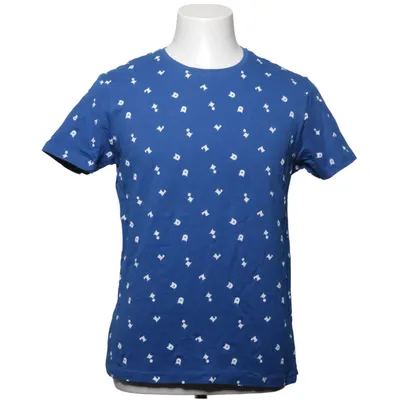 T-shirt (Blå, Hvid) fra Livergy Bomuld