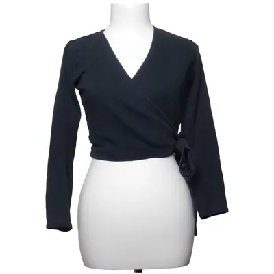 Wickeltop (Schwarz) von Dancin' Baumwolle, Polyester