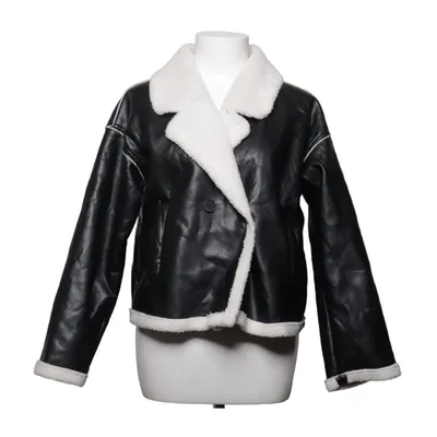 Shearlingjacka (Svart, Vit) från Dazy Elastan, Polyester, Polyuretan