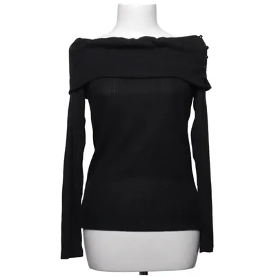 Sweater (Black) from Fashion Nova Elastane, Polyester, Viscose