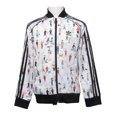 Träningsjacka (Vit, Flerfärgad) från Adidas Återvunnen polyester