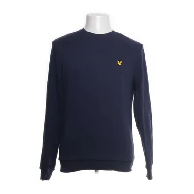 Collegetröja (Blå) från Lyle & Scott Bomull, Polyester, Elastan