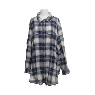 Shirt dress (Blue, Multicolored) from H&M Cotton, Elastane